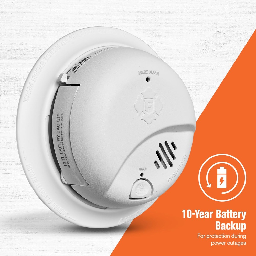 كاشف دخان متصل بالكهرباء مع بط - مراجعة Smoke Detector Interconnected وسعره
