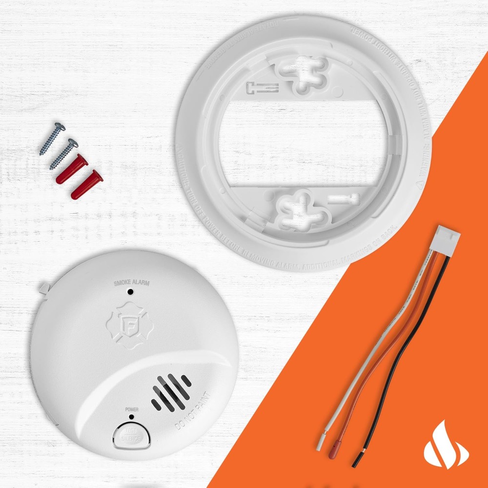 كاشف دخان متصل بالكهرباء مع بط - مراجعة Smoke Detector Interconnected وسعره