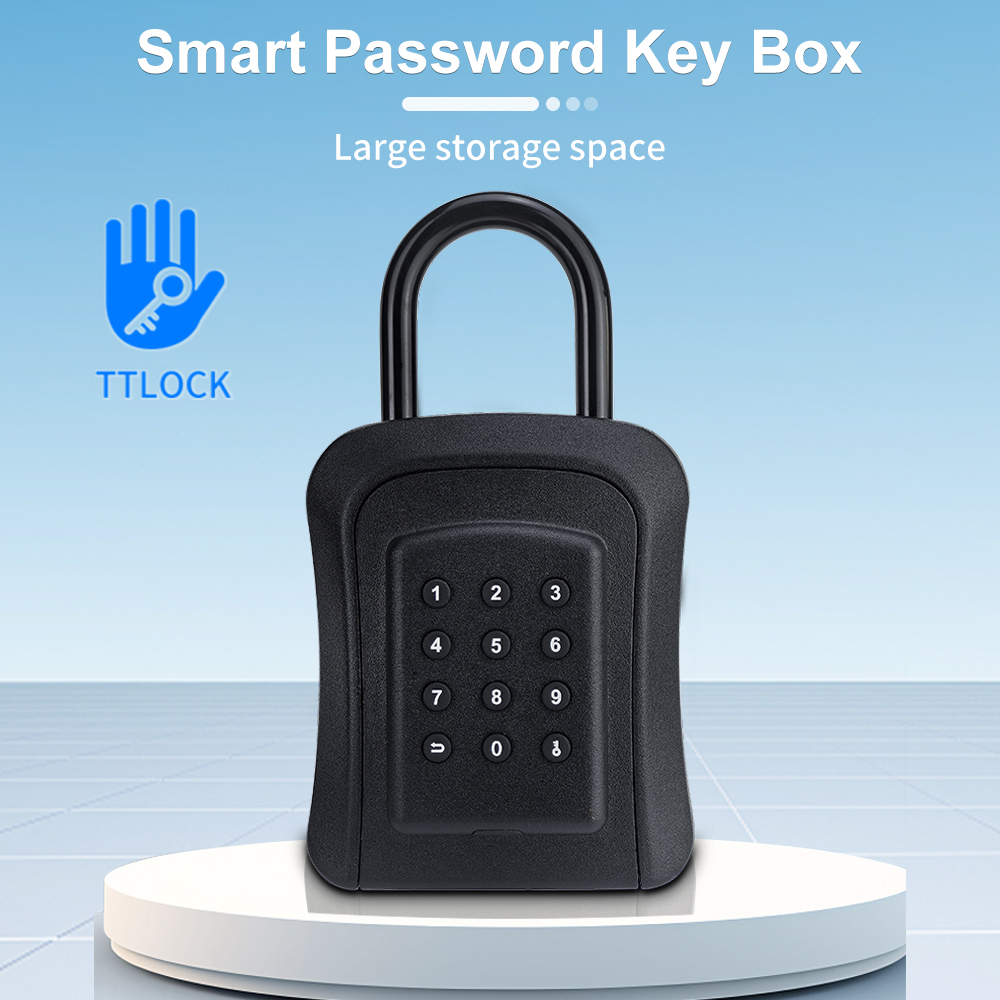 TTLock صندوق مفاتيح لاسلكي مقا - مراجعة Lockbox Key Secure وسعره