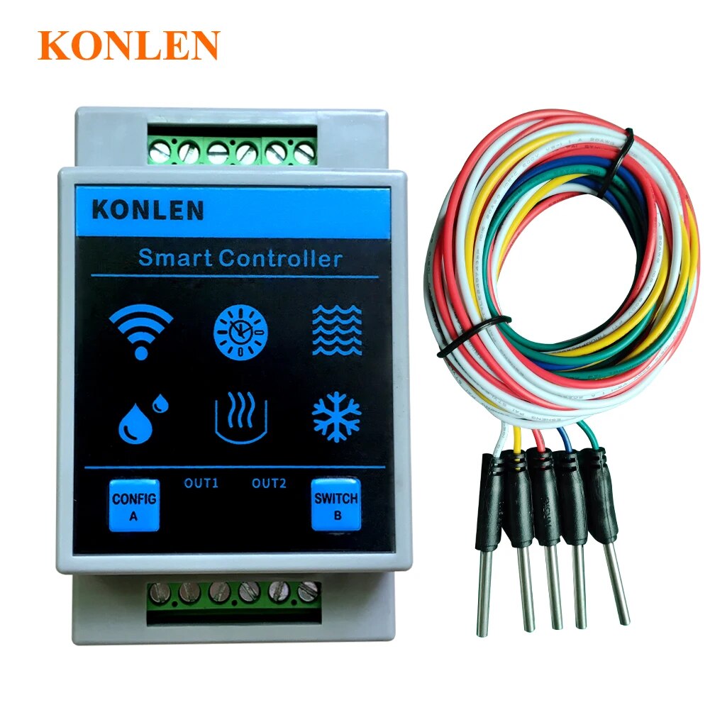KONLEN Tuya مستشعر مستوى الميا - مراجعة Water Alarm Sensor وسعره
