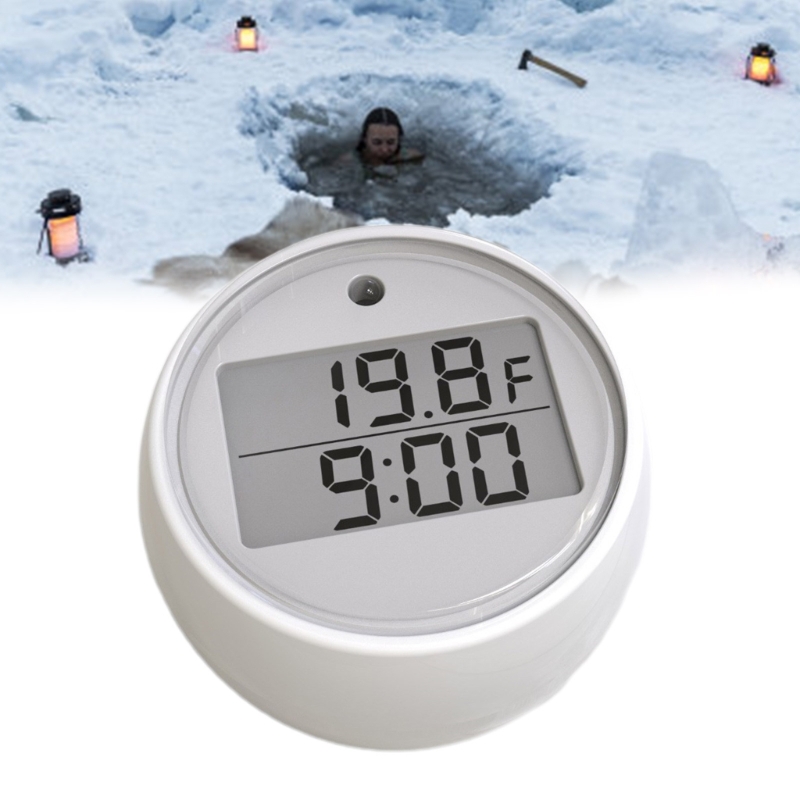 ميزان حرارة حمام الجليد العائم - مراجعة Pool Alarm Float وسعره
