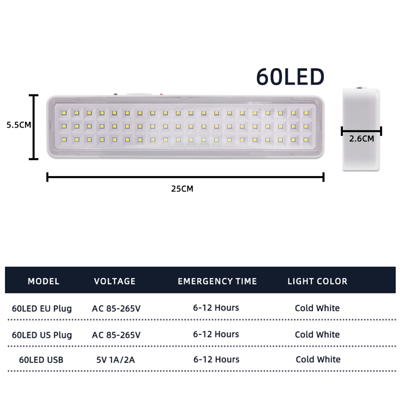 60LED مصباح مكافحة الحرائق في  - مراجعة Power Outage Light وسعره