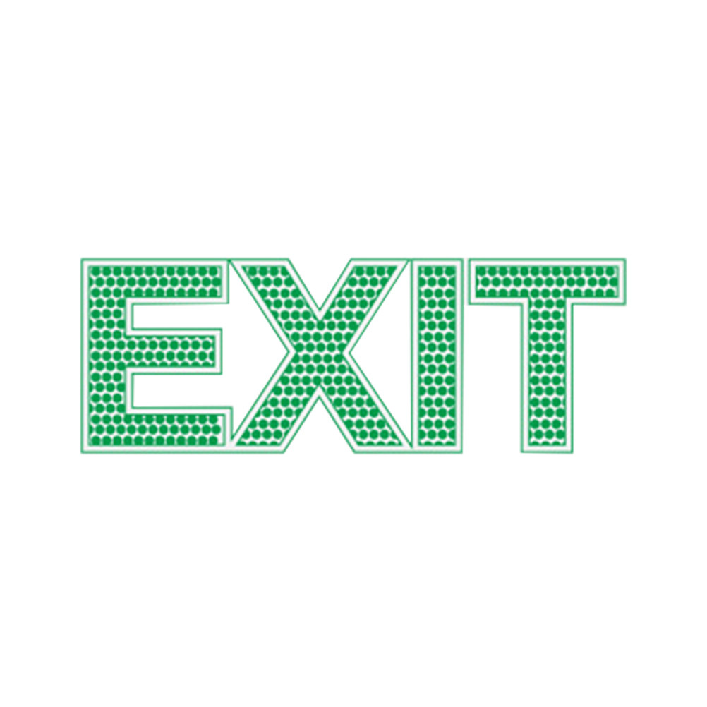 ملصق لافتة الخروج مضيء يتوهج ف - مراجعة Emergency Exit Sign وسعره