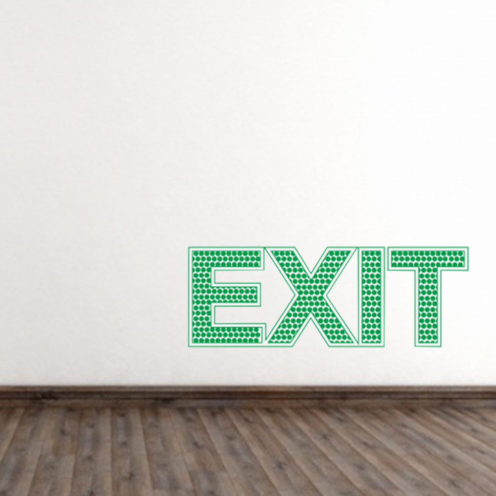 ملصق لافتة الخروج مضيء يتوهج ف - مراجعة Emergency Exit Sign وسعره