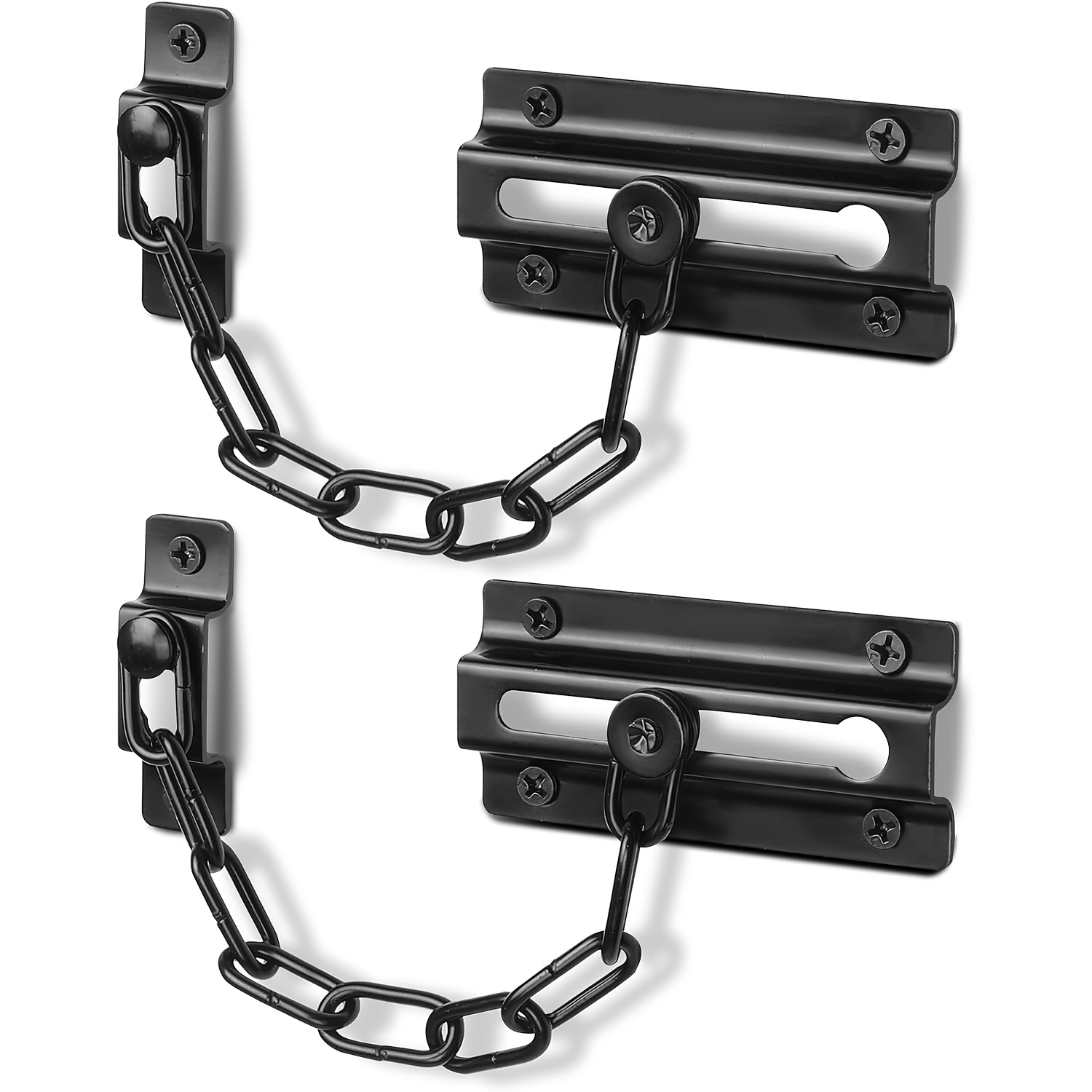 مجموعة من قفلين للأبواب باللون - مراجعة Security Chain Door وسعره