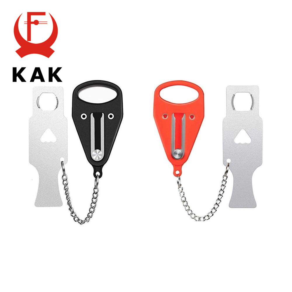 KAK قفل الباب المحمول بدون مفت - مراجعة Security Chain Door وسعره
