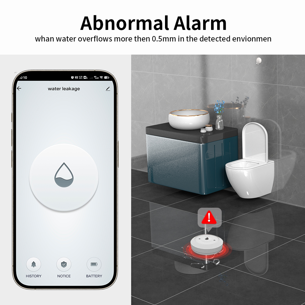 جهاز استشعار تسرب المياه الذكي - مراجعة Water Alarm Sensor وسعره