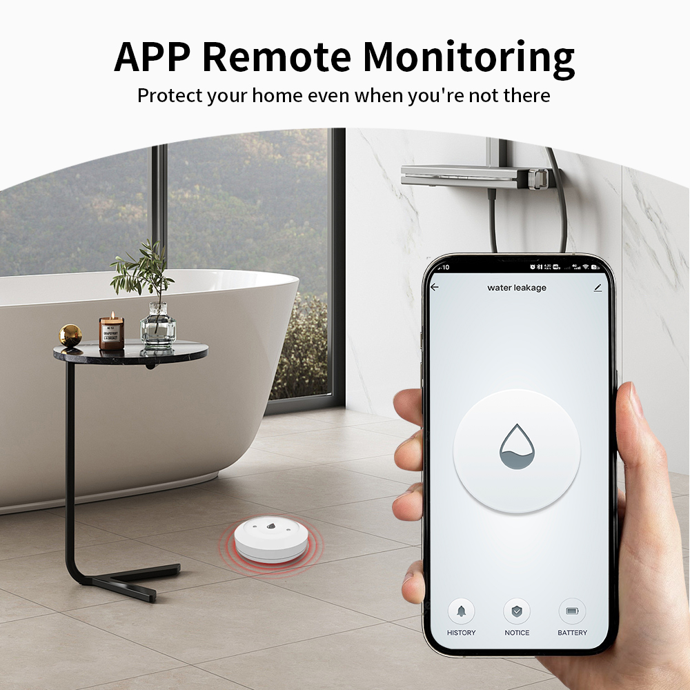 جهاز استشعار تسرب المياه الذكي - مراجعة Water Alarm Sensor وسعره