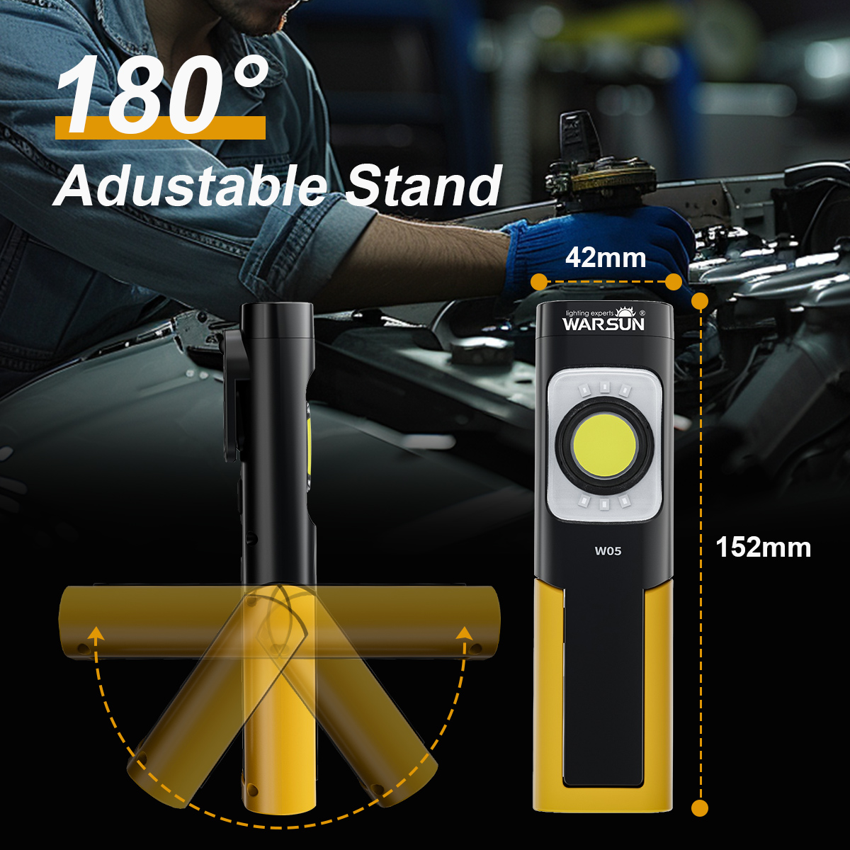 مصباح عمل LED قابل لإعادة الشح - مراجعة Power Outage Light وسعره