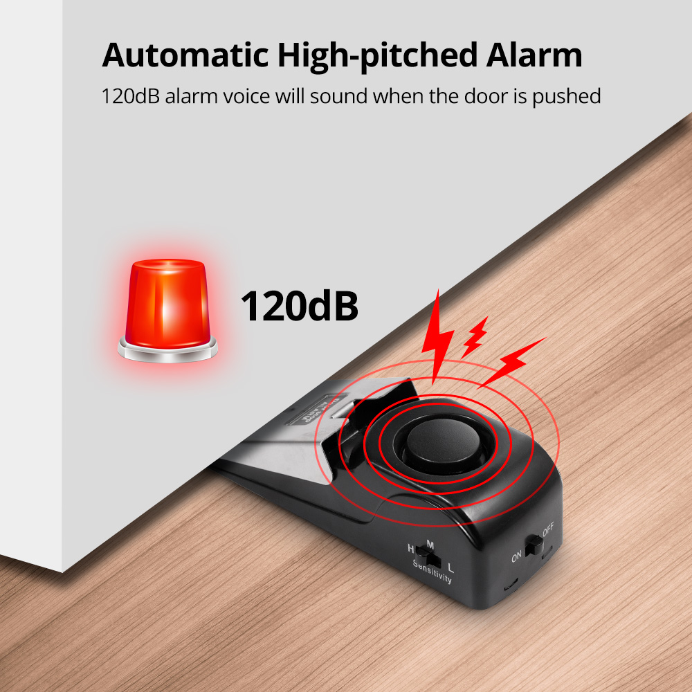 جهاز إنذار لاسلكي مضاد للسرقة  - مراجعة Door Stop Alarm وسعره