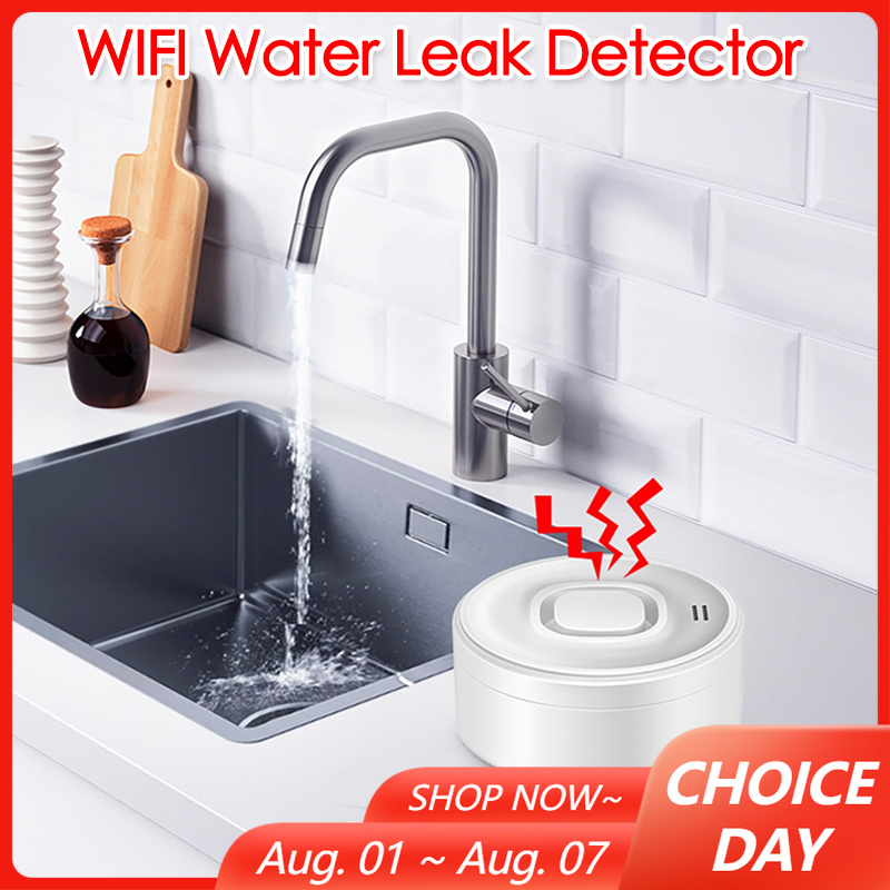 كاشف تسرب المياه الذكي WIFI 10 - مراجعة Water Alarm Sensor وسعره