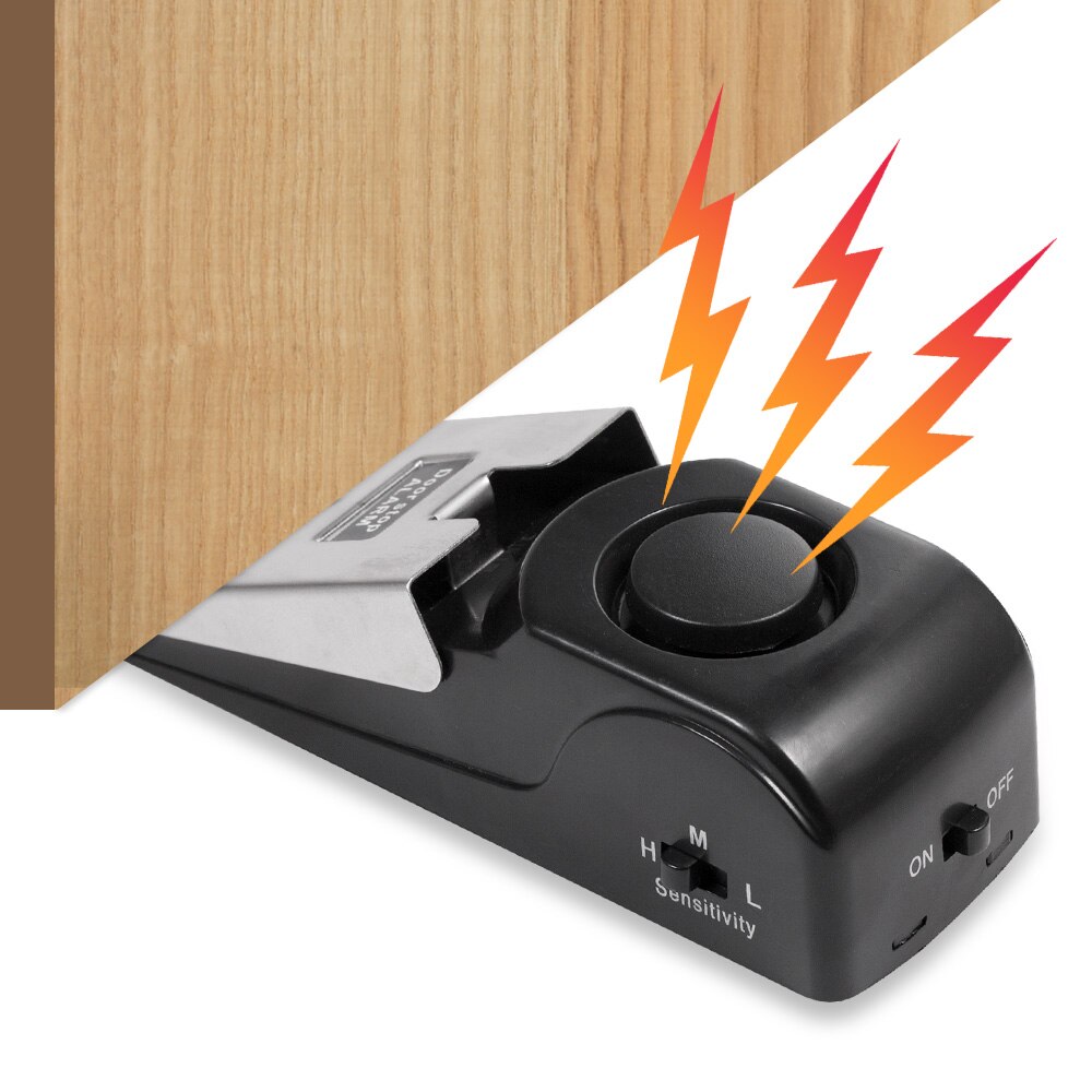 نظام إنذار لاسلكي لمنع فتح الب - مراجعة Door Stop Alarm وسعره