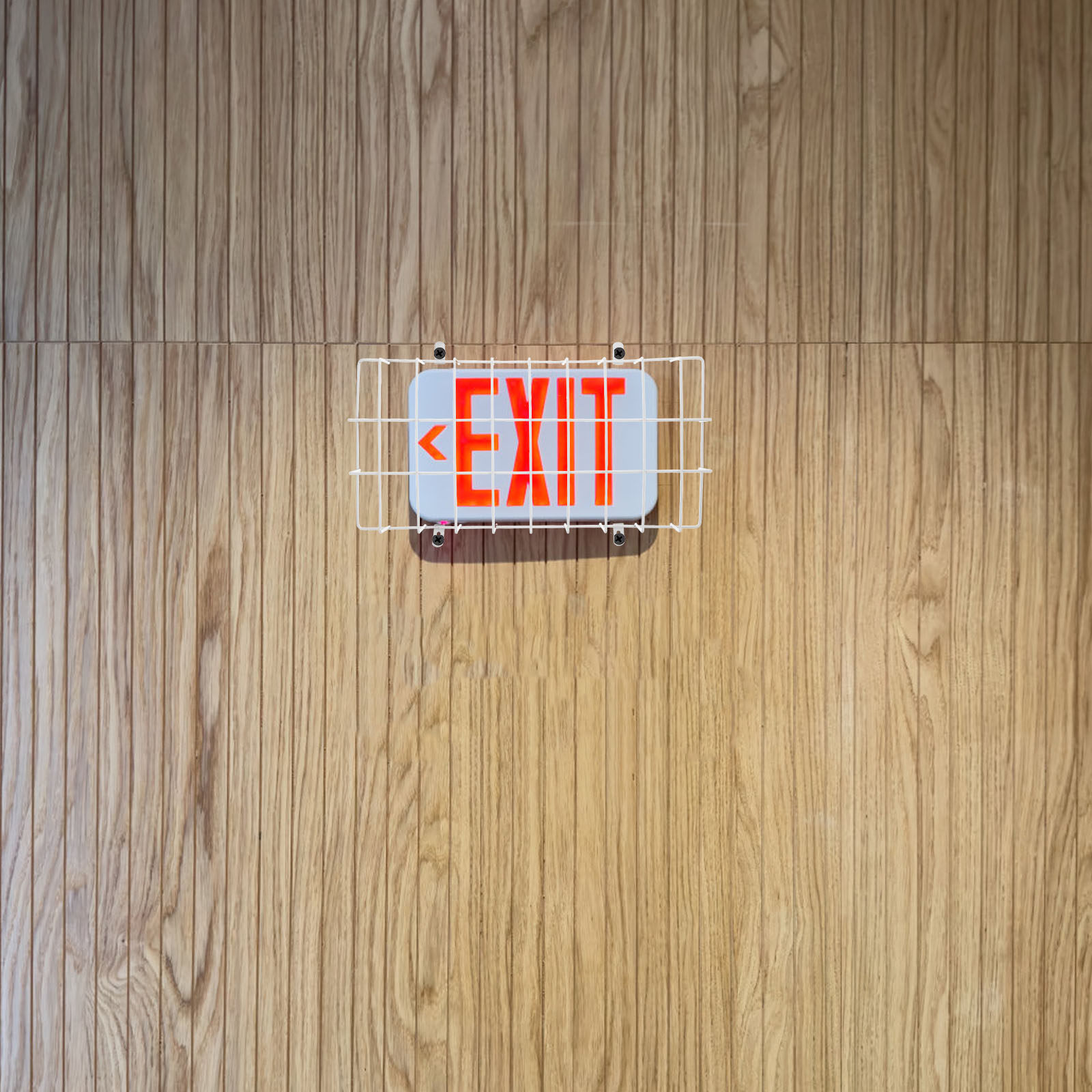 واقي معدني شديد التحمل للافتات - مراجعة Emergency Exit Sign وسعره