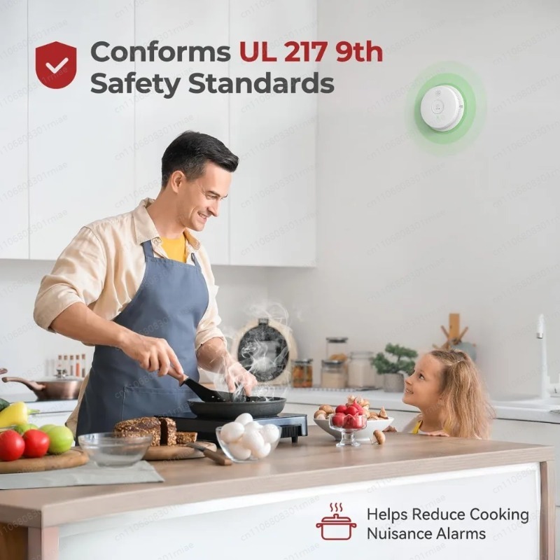 جهاز إنذار دخان كهروضوئي عالي  - مراجعة Smoke Detector Interconnected وسعره