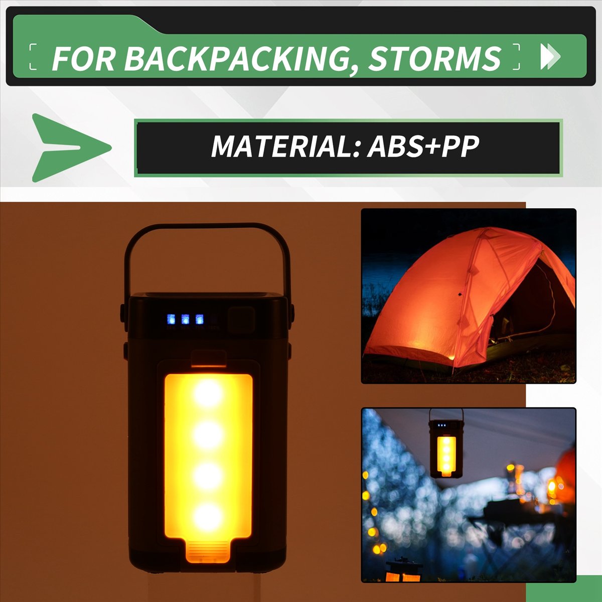 فانوس تخييم LED قابل للطي X08A - مراجعة Power Outage Light وسعره