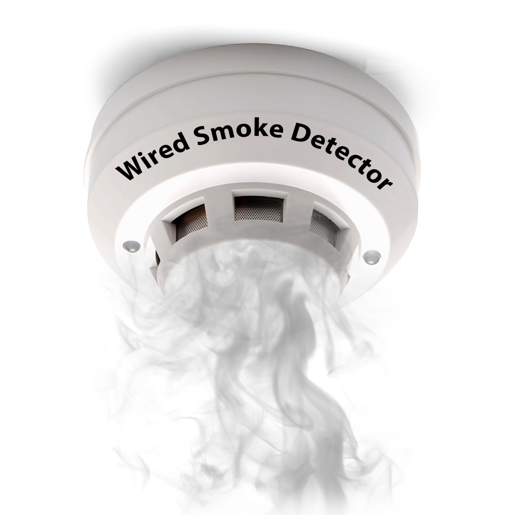 12 فولت الجهد السلكية الدخان ت - مراجعة Smoke Detector Interconnected وسعره